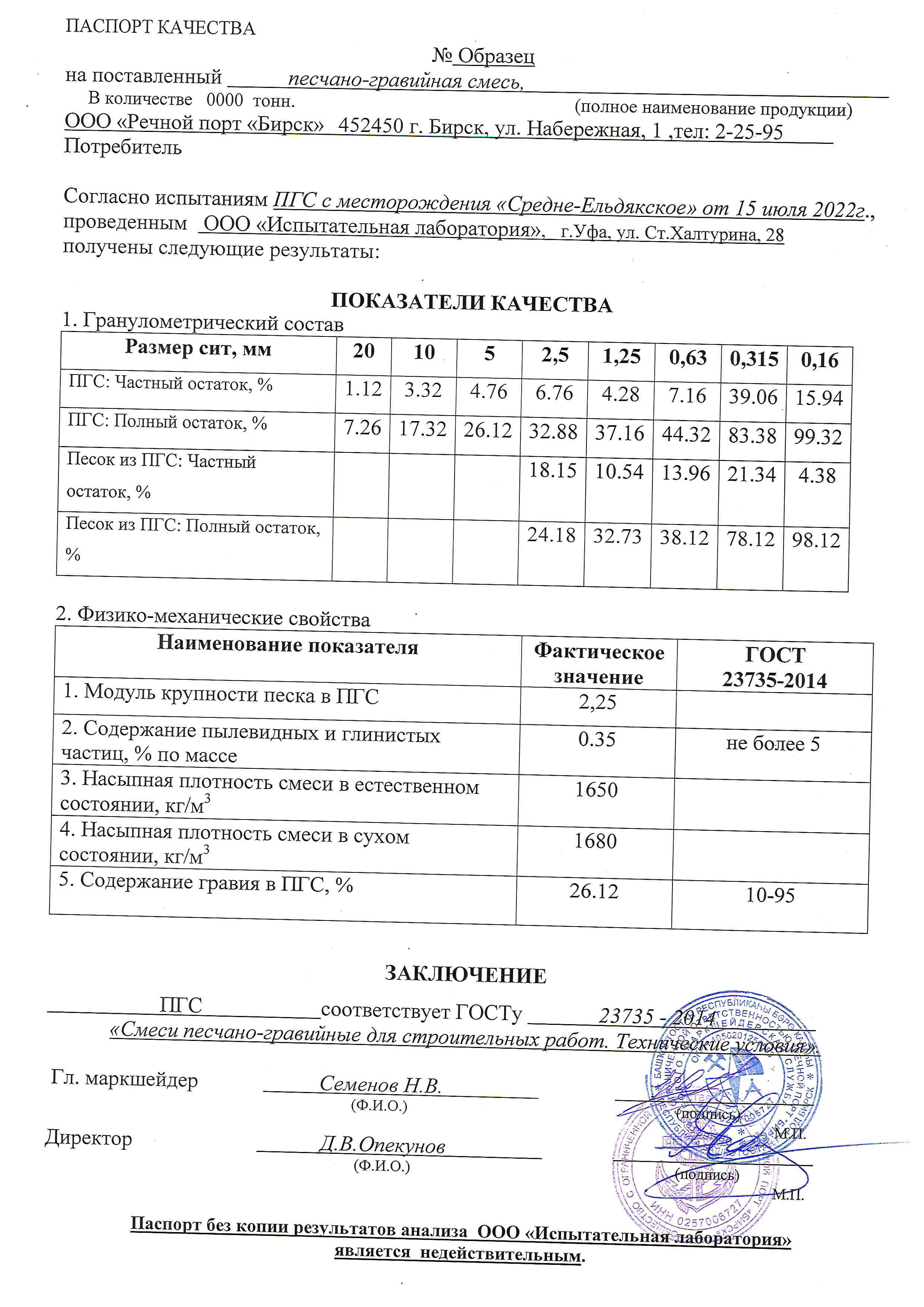 Passport PGS SE
